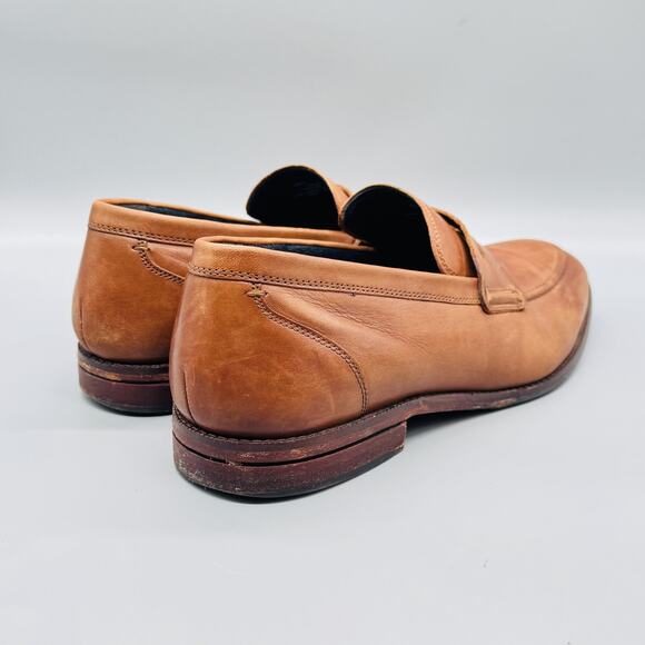 Cole Haan Shoes Mens 11.5 Brown Leather Grand OS Penny Loafers Slip On Dress main image 4